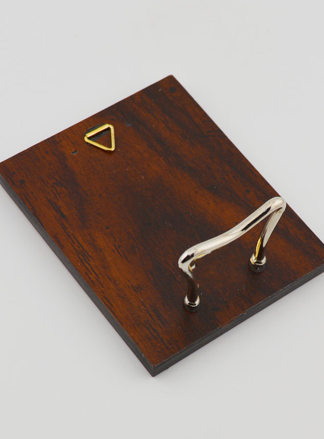 Icona Bizantina Vergine Miracolosa Dipinta a Mano - 8 cm (pic 4)