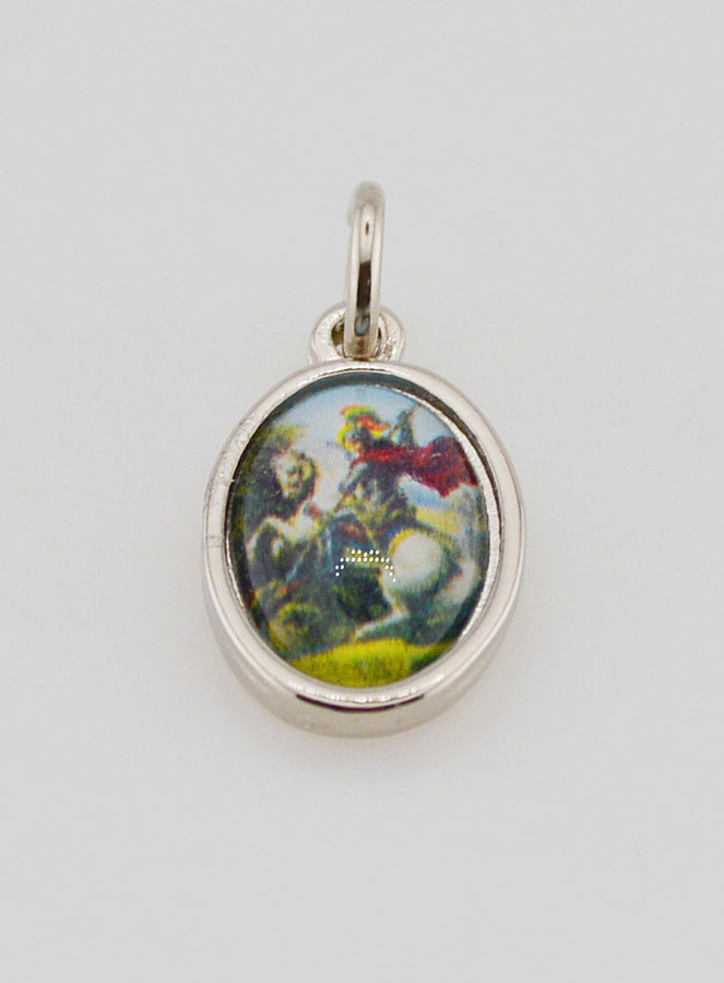 Medaglia San Giorgio Argentata - 15 mm (pic 2)