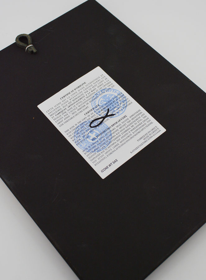 Icona Bizantina San Michele Arcangelo - 22 cm (pic 4)