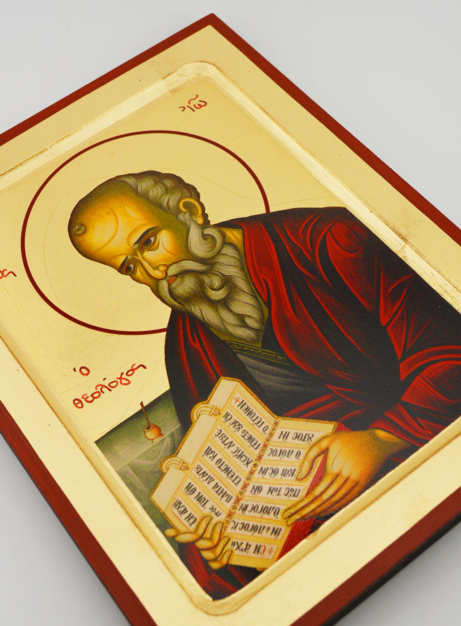 Icona Bizantina San Giovanni Apostolo - 22 cm (pic 3)