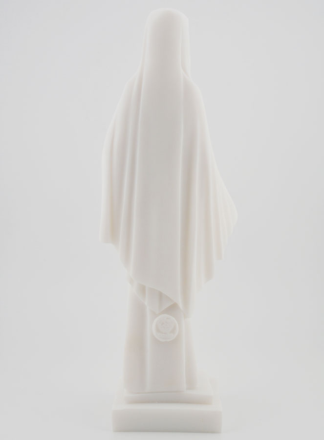 Statua del Sacro Cuore di Maria in alabastro - 25 cm (pic 4)