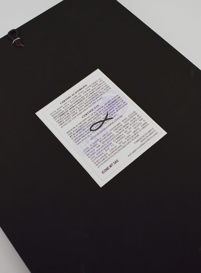 Icona Bizantina Sant'Irene di Tessalonica - 30 cm (pic 4)