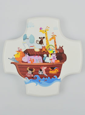 Croce Bambini in Legno d'Ebano - Arca di Noè (pic 1)