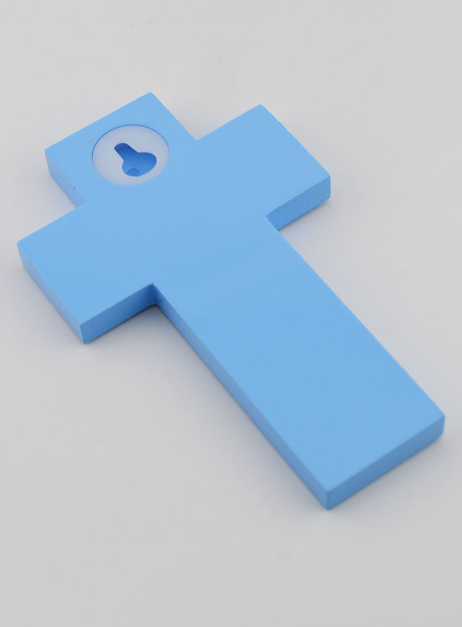 Croce in Legno Bambini del Mondo Blu (pic 4)