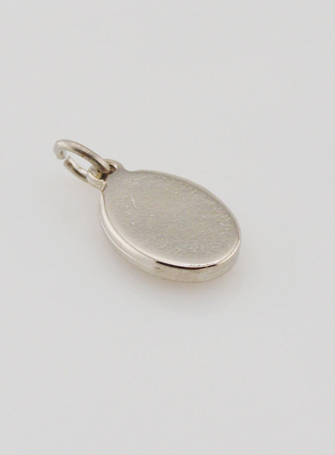 Medaglia San Cristoforo Argentata - 14 mm (pic 4)