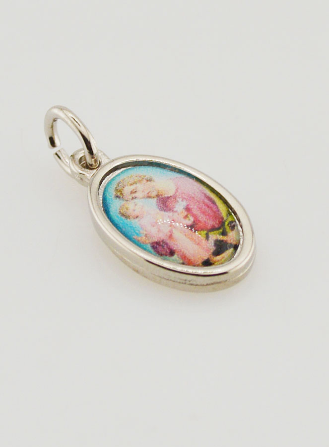 Medaglia San Giuseppe Argentata - 14 cm (pic 3)