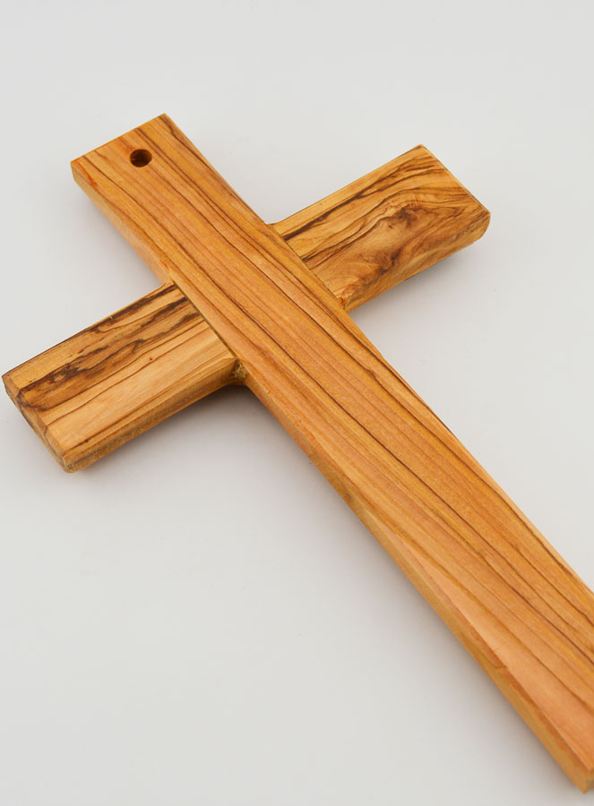 Croce in Legno di Ulivo di Terra Santa - 22cm (pic 4)