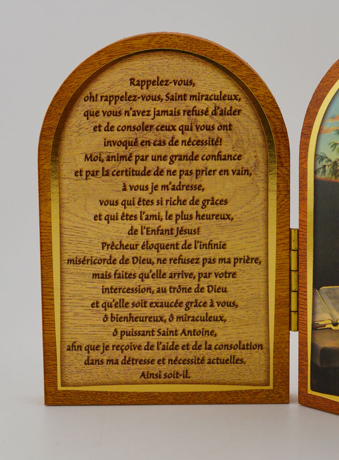 Icona Dittico Sant'Antonio di Padova + Preghiera (pic 4)