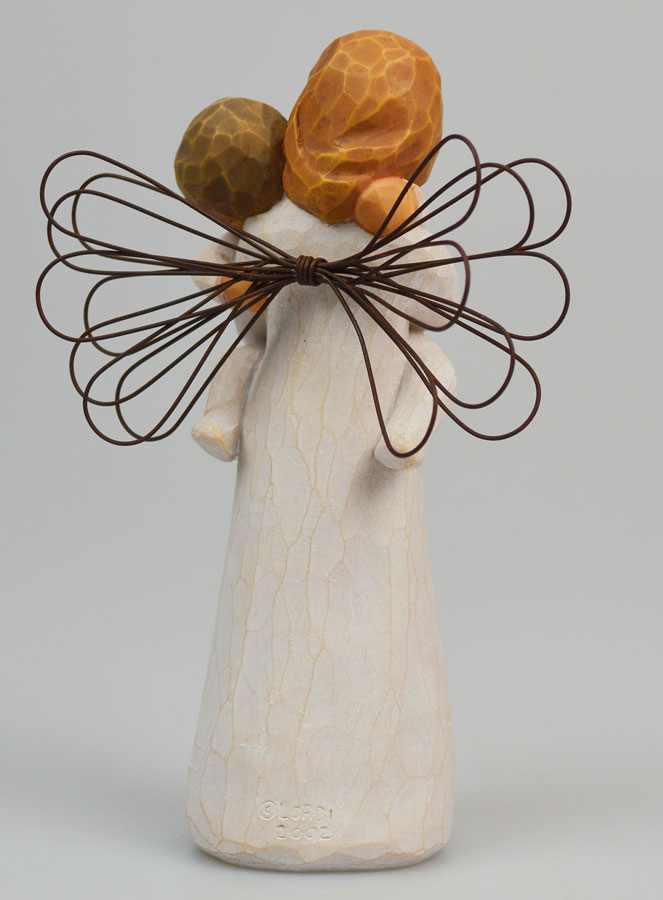 Angelo Willow Tree - Abbraccio dell'Angelo custode (Angel'S Embrace) - 14 cm (pic 4)