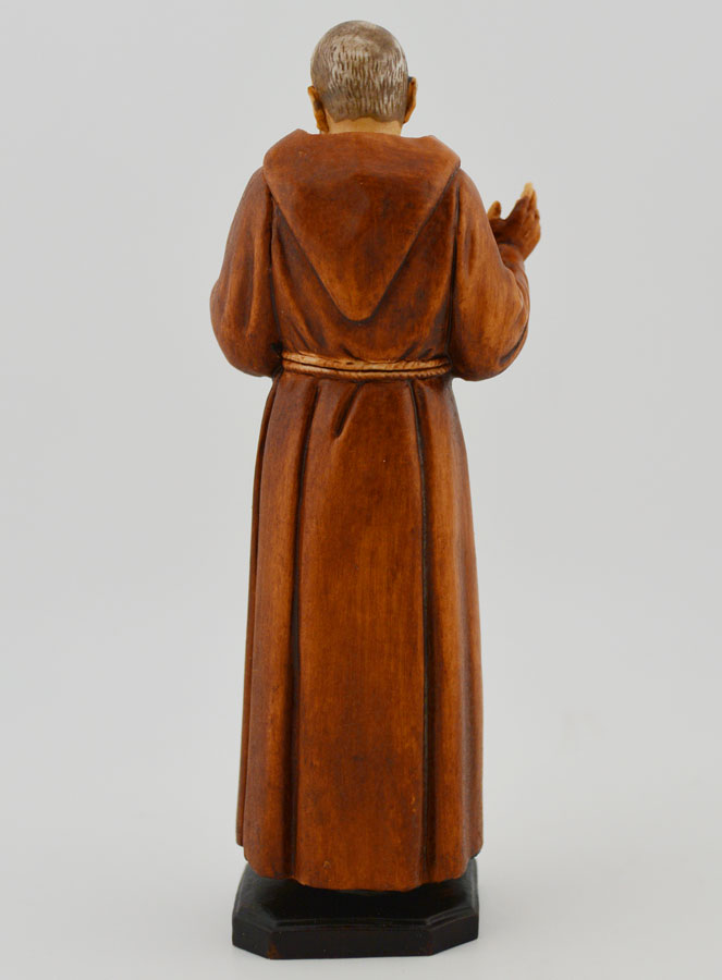 Statua policroma dipinta a mano Padre Pio - 15 cm (pic 3)