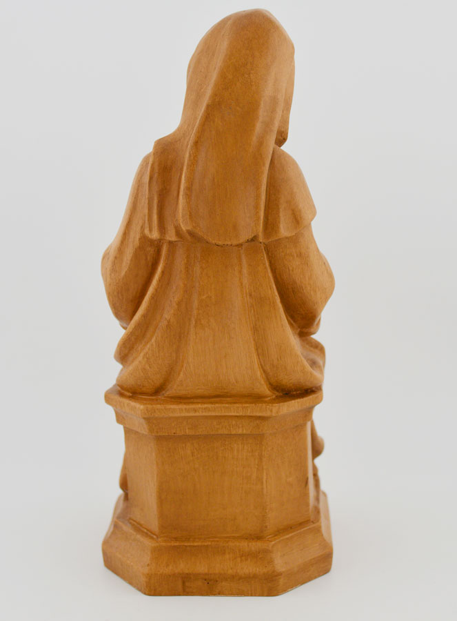 Statua Madonna dell'Uva - Colore legno - 18 cm (pic 4)