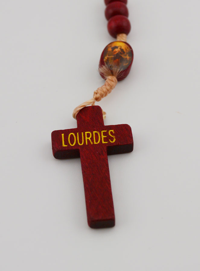Rosario in Legno Maria che disfa i Nodi (pic 3)