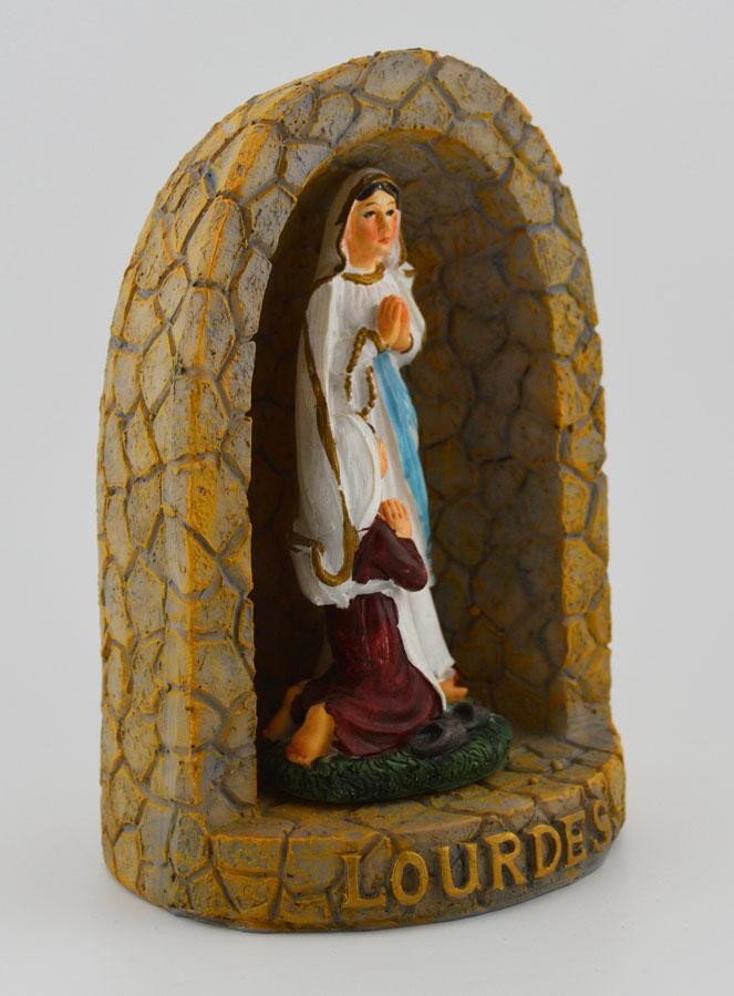 Statua Grotta delle Apparizioni di Lourdes - 15 cm (pic 3)