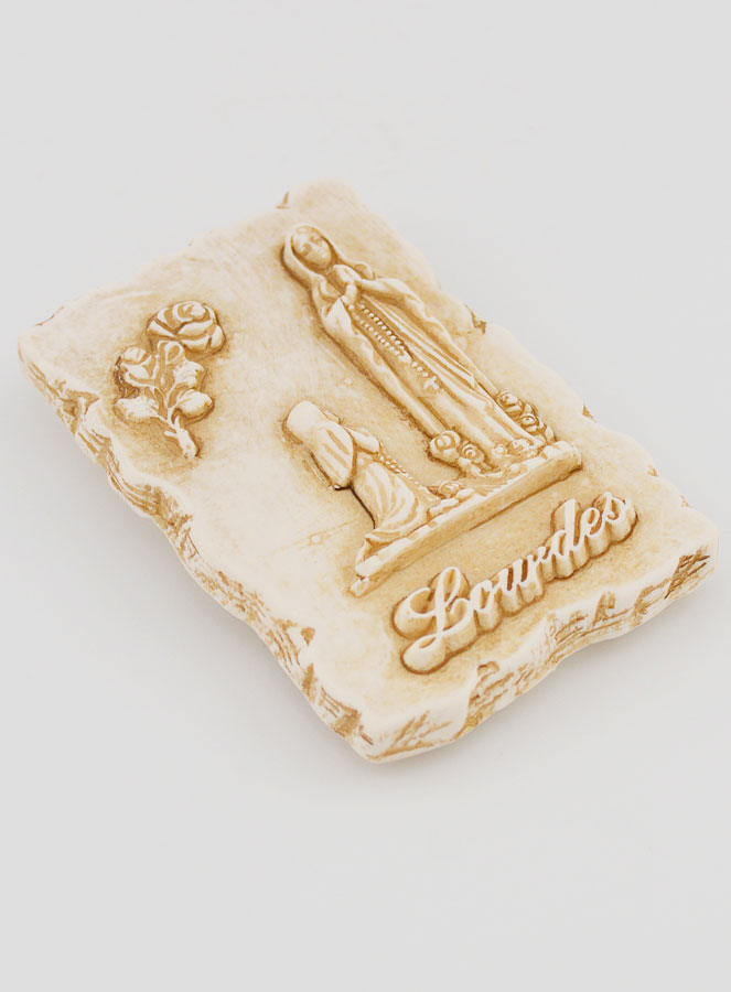 Quadretto Souvenir Apparizioni di Nostra Signora di Lourdes - 7 cm (pic 3)