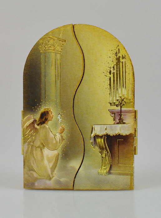 Icona Trittico San Giovanni Paolo II - 12 cm (pic 3)