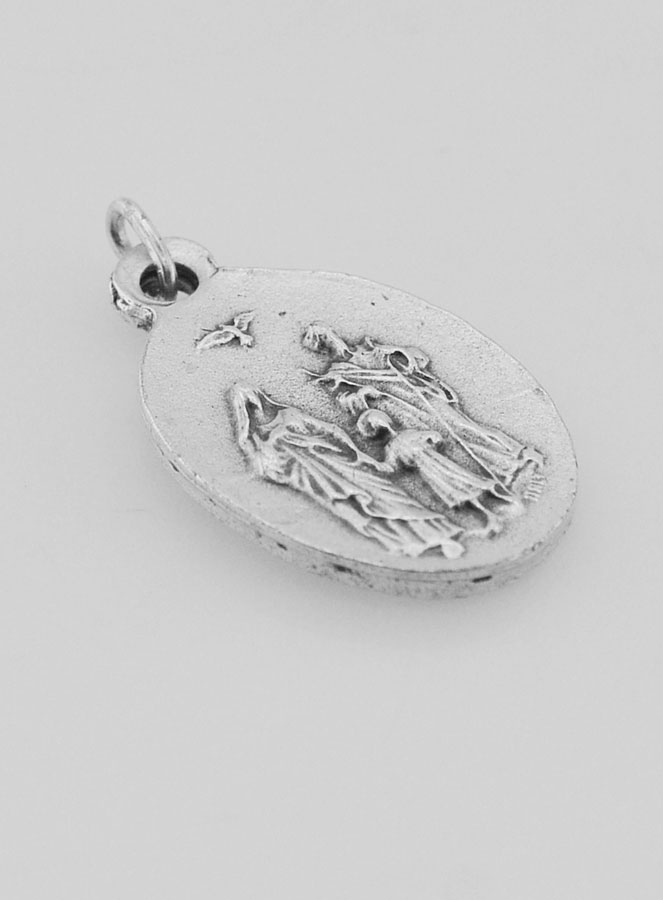Medaglia Religiosa San Giuseppe Argentata - 20 mm (pic 4)