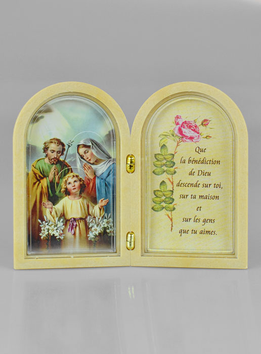 Icona Dittico Santa Famiglia + Preghiera di Benedizione (pic 2)