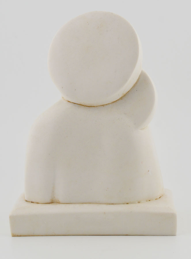 Statua Madonna con Gesù Bambino - Colore avorio - 15 cm (pic 4)