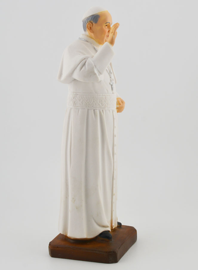 Statua policroma Papa Francesco - 20 cm (pic 3)