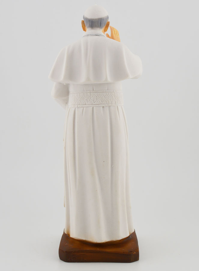Statua policroma Papa Francesco - 20 cm (pic 4)