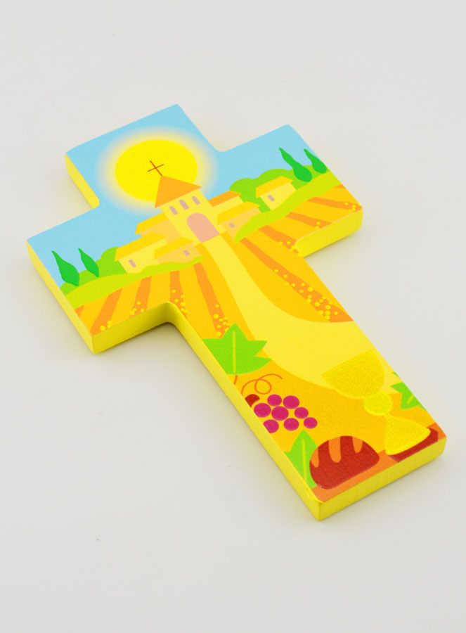 Croce Bambini in Legno la mia Prima Comunione - 15cm (pic 3)