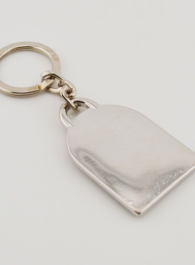 Portachiavi Nostra Signora di Medjugorje - Argento Massiccio - 5cm (pic 4)