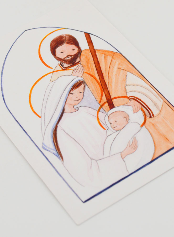 Cartolina di Battesimo - Sacra Famiglia di Nazareth (pic 3)