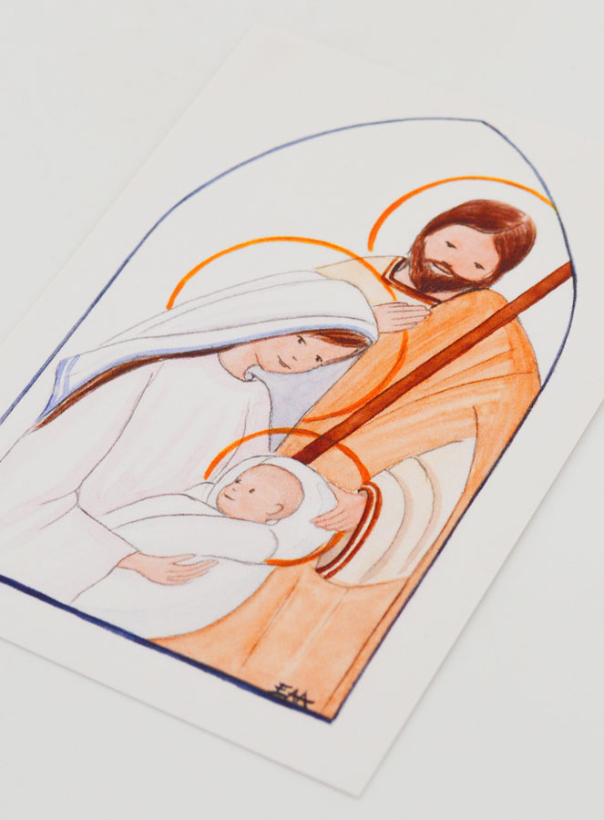 Cartolina di Battesimo - Sacra Famiglia di Nazareth (pic 4)