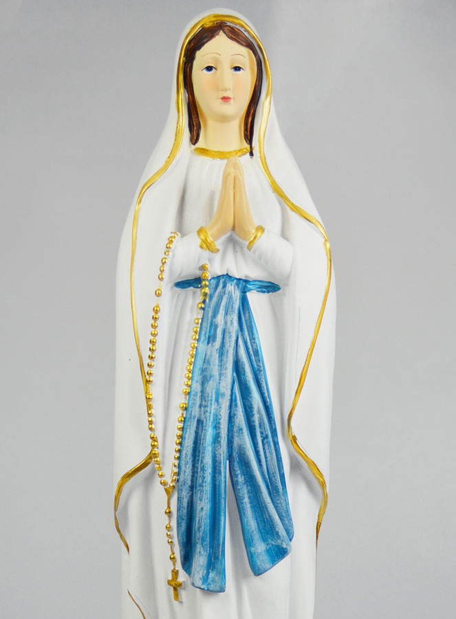 Statua Madonna di Lourdes su base - 60 cm (pic 3)