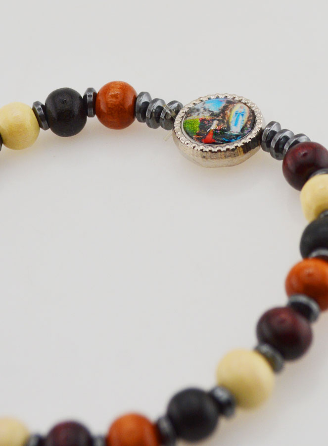 Bracciale di Lourdes su elastico - Medaglietta di Lourdes (pic 3)
