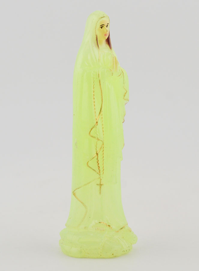 Statua Madonna di Lourdes Fosforescente - 10 cm (pic 3)