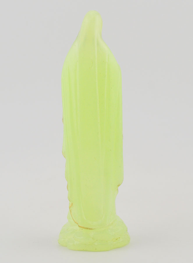 Statua Madonna di Lourdes Fosforescente - 10 cm (pic 4)