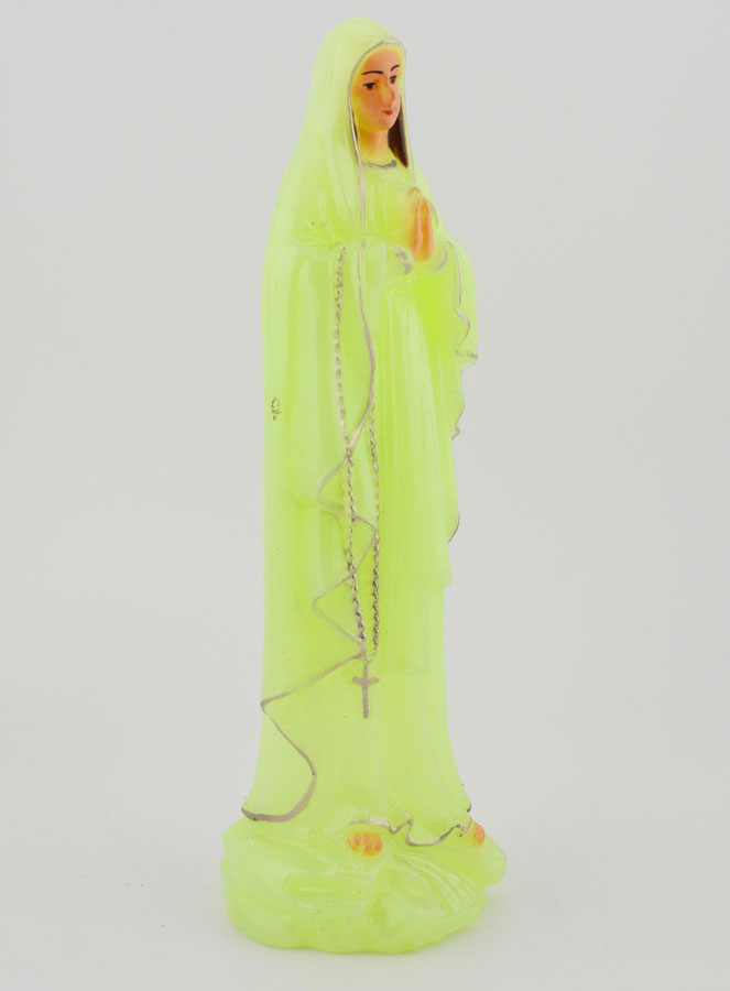 Statua Madonna di Lourdes Fosforescente - 18 cm (pic 3)