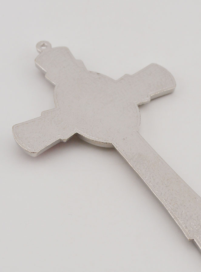 Croce di Lourdes Rossa 10cm - Medaglia delle Apparizioni (pic 4)