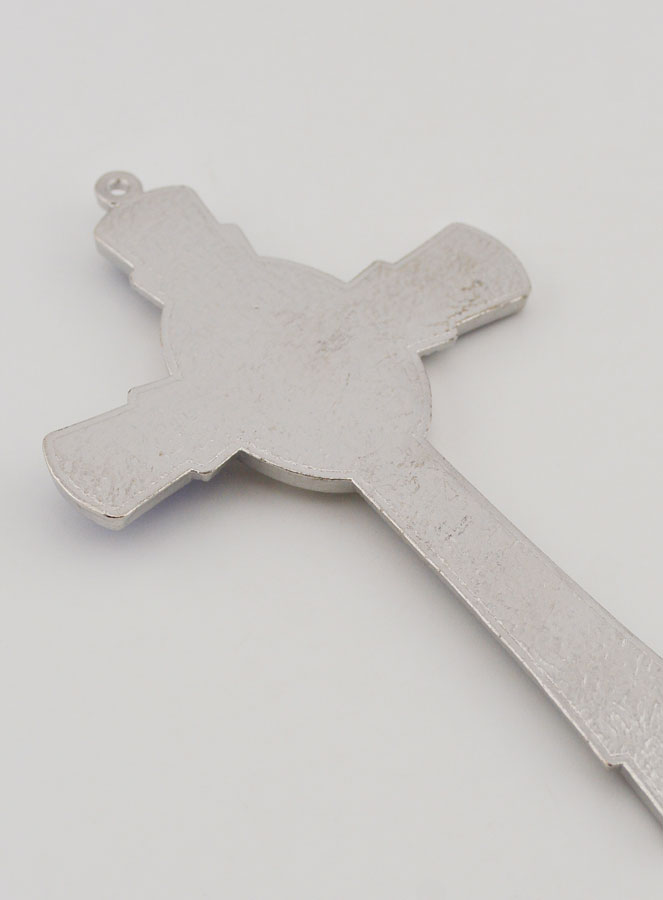 Croce di Lourdes Blu 10cm - Medaglia delle Apparizioni (pic 4)