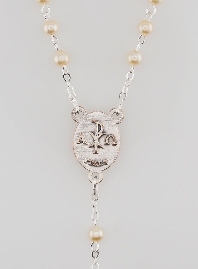 Rosario della Prima Comunione in Argento + Medaglia (pic 4)