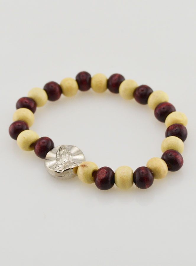Bracciale Religioso Bambini Médaglietta di Lourdes (pic 4)