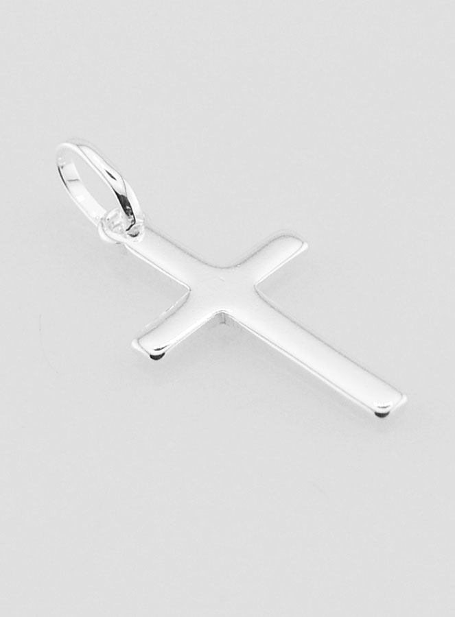 Pendente Croce in Argento Puro 18 mm (pic 3)