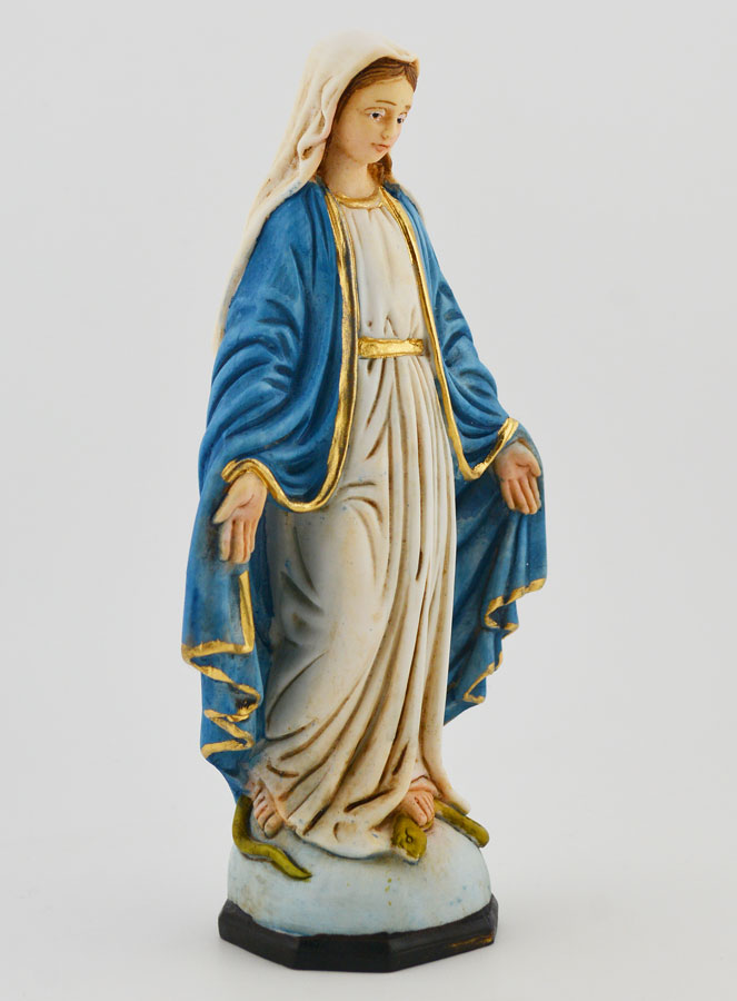Statua Santa Vergine Miracolosa Policroma (pic 3)