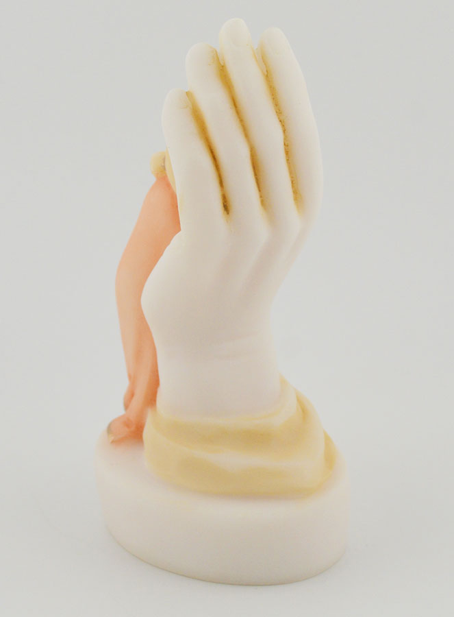 Statua Mano di Dio Protettrice - Dipinta a Mano - Bambina (pic 4)