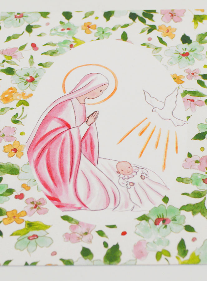 Immagine del Battesimo - Vergine Maria e Colomba dello Spirito Santo (pic 2)