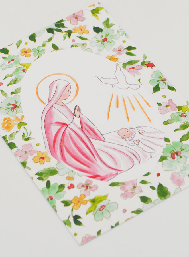 Immagine del Battesimo - Vergine Maria e Colomba dello Spirito Santo (pic 3)