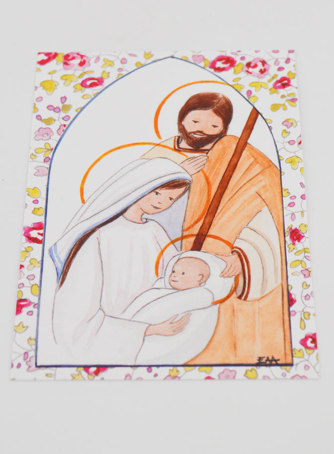 Immagine del Battesimo - Sacra Famiglia - Rosa (pic 2)