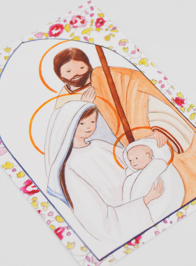 Immagine del Battesimo - Sacra Famiglia - Rosa (pic 3)