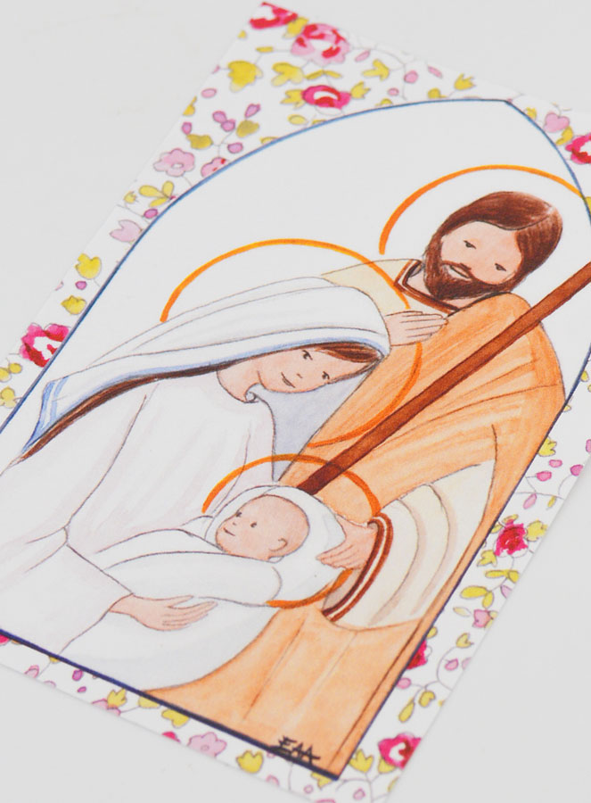 Immagine del Battesimo - Sacra Famiglia - Rosa (pic 4)