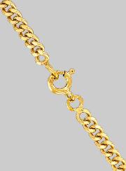 Catenina Maglia Gourmette 1,8mm - Placcato Oro - 45cm (pic 4)