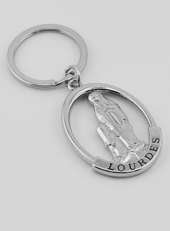 Portachiavi Bucato Nostra Signora di Lourdes - 4cm (pic 3)