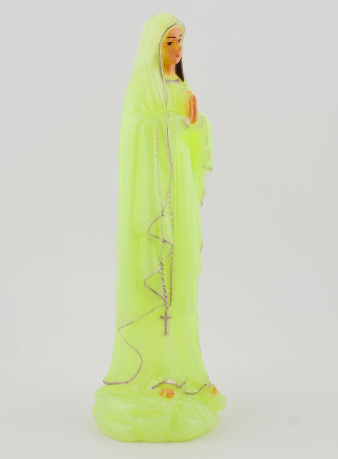 Statua Nostra Signora di Lourdes Fluorescente - 18cm (pic 3)