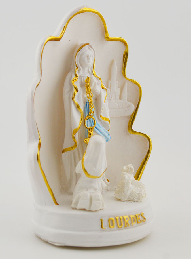 Statua Souvenir Grotta di Lourdes - 10cm (pic 3)