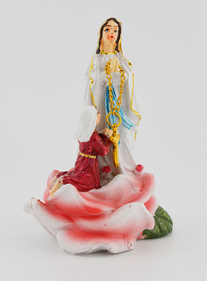 Statua Nostra Signora di Lourdes e Santa Bernardetta - 9cm (pic 3)